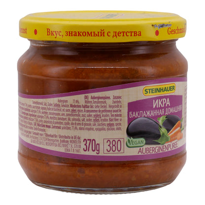 Auberginepuree Steinhauer | Vegan | Huisgemaakt | 370 g Glas
