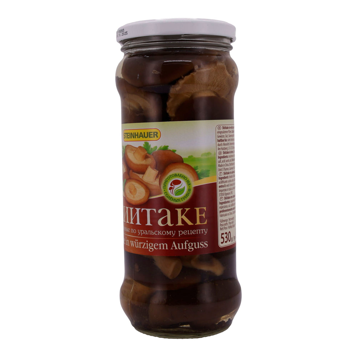 Shiitake Steinhauer | In würzigem Aufguss | Exotisch, asiatisch | 530 g STEINHAUER