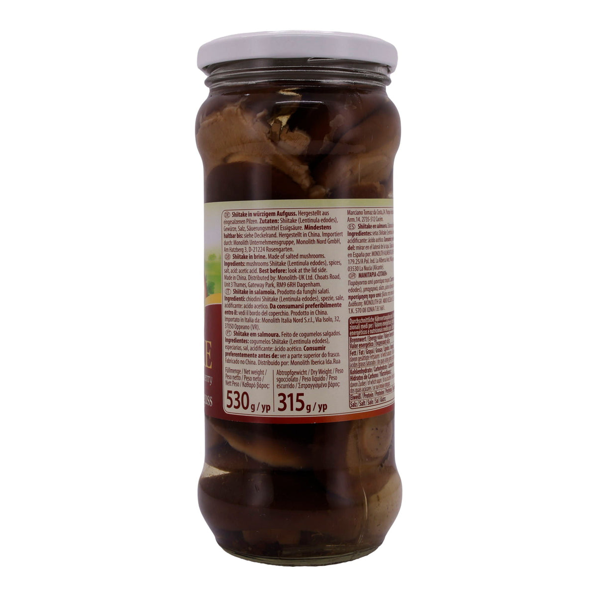 Shiitake Steinhauer | In würzigem Aufguss | Exotisch, asiatisch | 530 g STEINHAUER