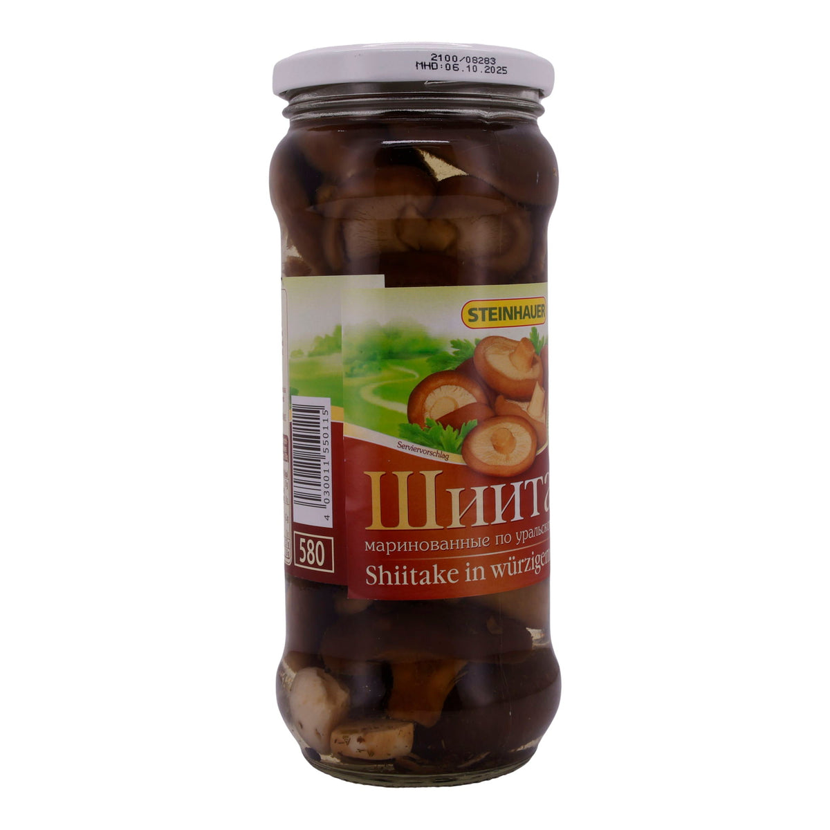 Shiitake Steinhauer | In würzigem Aufguss | Exotisch, asiatisch | 530 g STEINHAUER