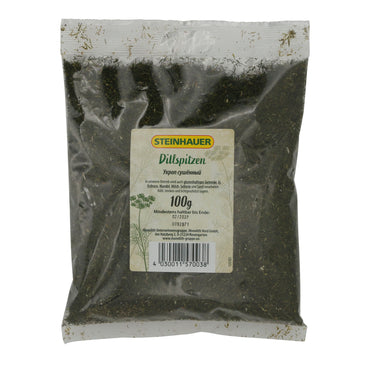 Dilltoppen Steinhauer | Fijn gedroogde dille | Aromatisch voor gerechten | 100 g