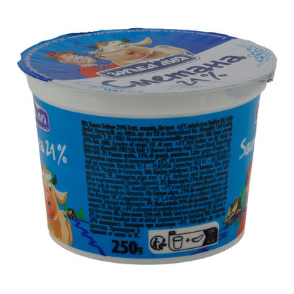 Panna acida | Panna acida | 21% grassi, cremosa e versatile | Vasetto da 250 g