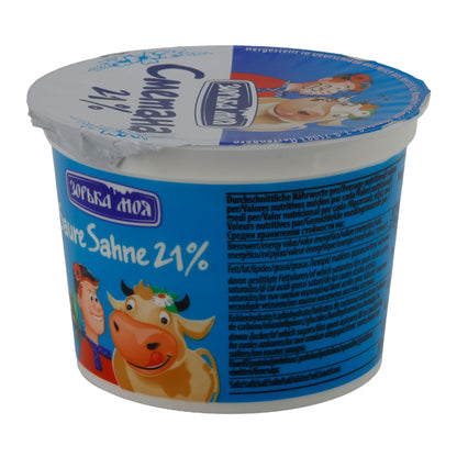 Panna acida | Panna acida | 21% grassi, cremosa e versatile | Vasetto da 250 g