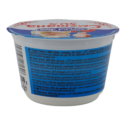 Saure Sahne | Saure Sahne 30 % Fett | Cremig und vielseitig | 200 g Becher