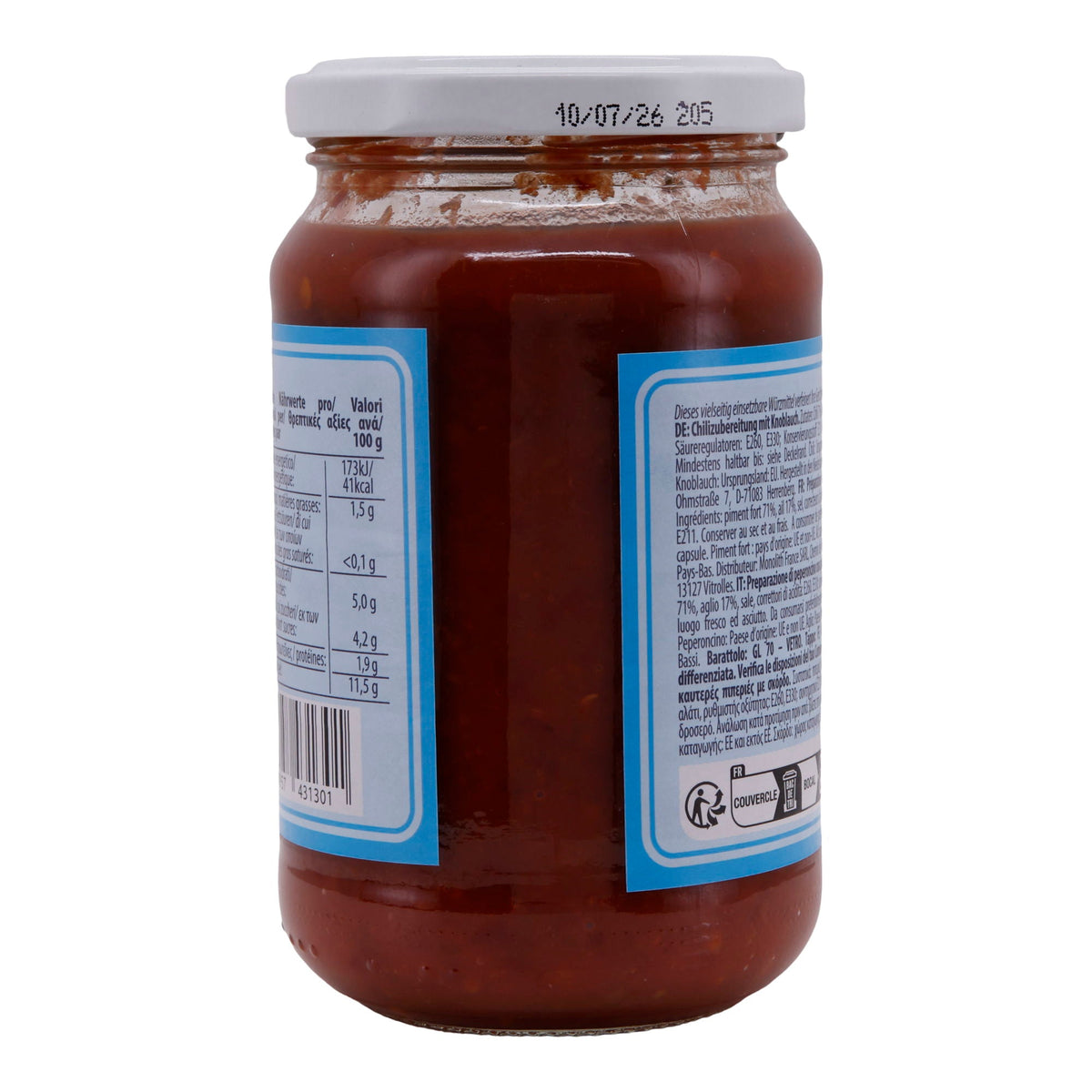 Adschika Sauce Zakuska | Georgische Chili-Knoblauch-Sauce | Würzig, im Glas | 360 g