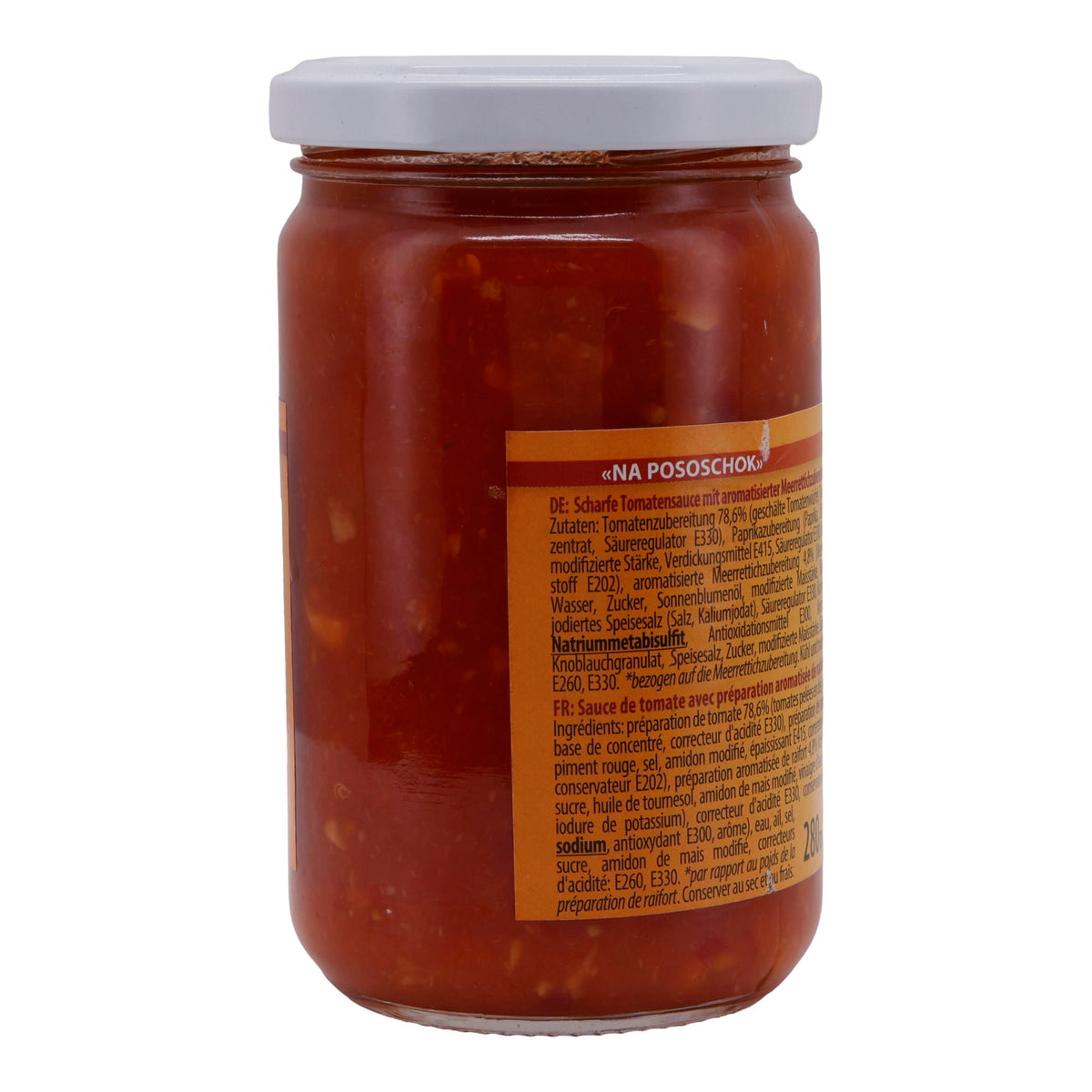 Tomatensauce Zakuska | Scharf mit Meerrettich | Intensiver Geschmack | 300 g ZAKUSKA