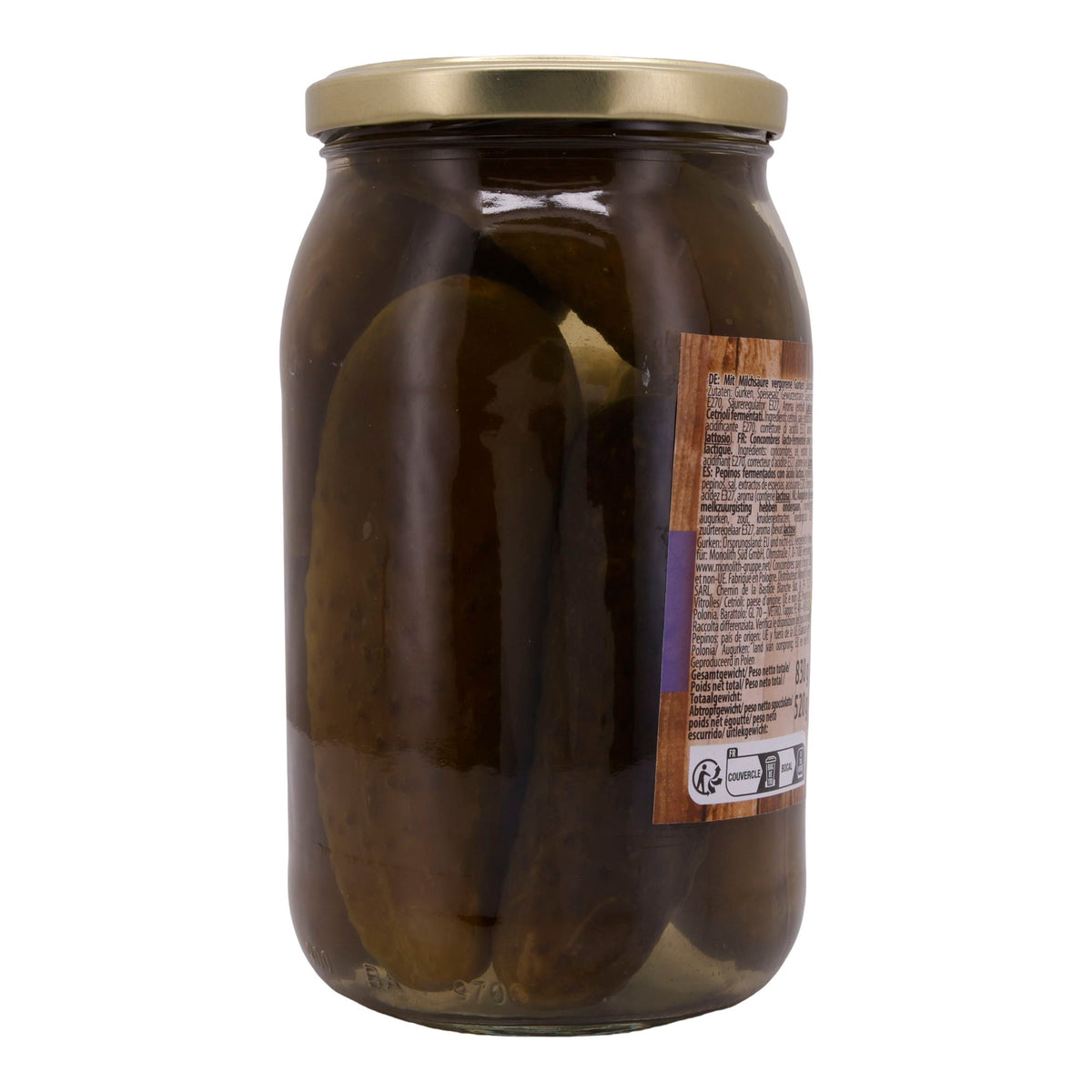 Gurken Zakuska | Botchkovije | Traditionell eingelegt | 830g (520g Abtropfgewicht)