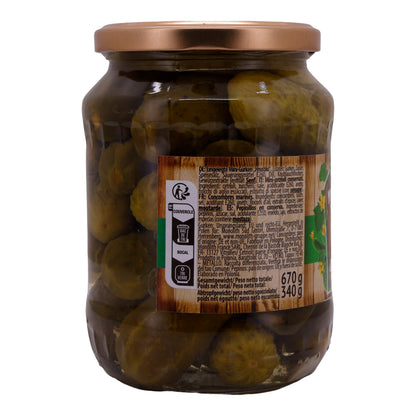 Gurken Zakoska | Mini-Gurken Hrustiki | Knapperig, fijn gekruid | 670g