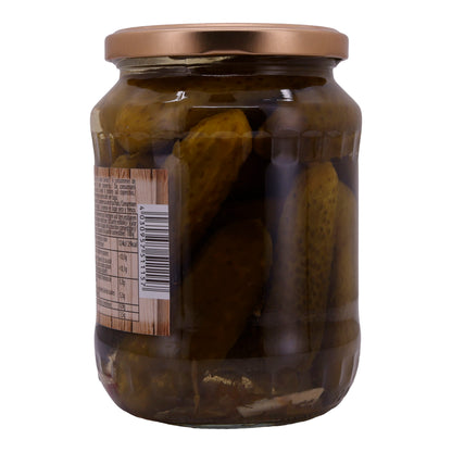 Gurken Zakoska | Mini-komkommers Hrustiki Pittig | Met chilipepers, pittig | 670g