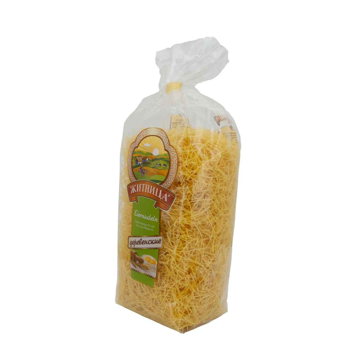 Eiernudeln DomArt | Traditionelle Fadennudeln | Aus Hartweizengrieß und Eiern | 500 g