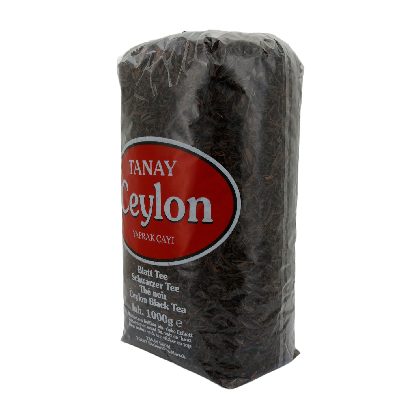 Blatttee Tanay | Ceylon Blatttee | Aromatisch, schwarzer Tee aus Sri Lanka | 1000 g