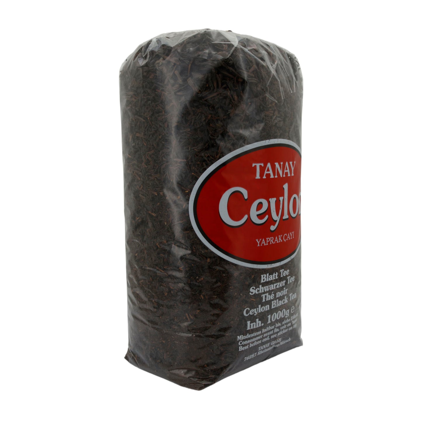 Blatttee Tanay | Ceylon Blatttee | Aromatisch, schwarzer Tee aus Sri Lanka | 1000 g