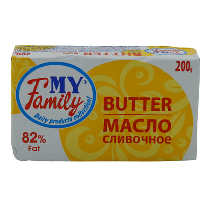 Butter My Family Butter | Reichhaltiger Buttergeschmack | Aus Litauen | 82 % Fett, 200 g