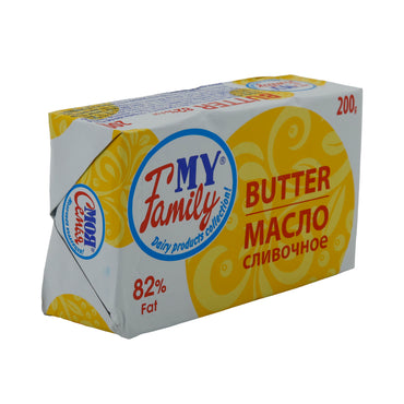 Butter My Family Butter | Reichhaltiger Buttergeschmack | Aus Litauen | 82 % Fett, 200 g