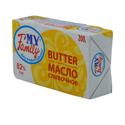 Butter My Family Butter | Reichhaltiger Buttergeschmack | Aus Litauen | 82 % Fett, 200 g