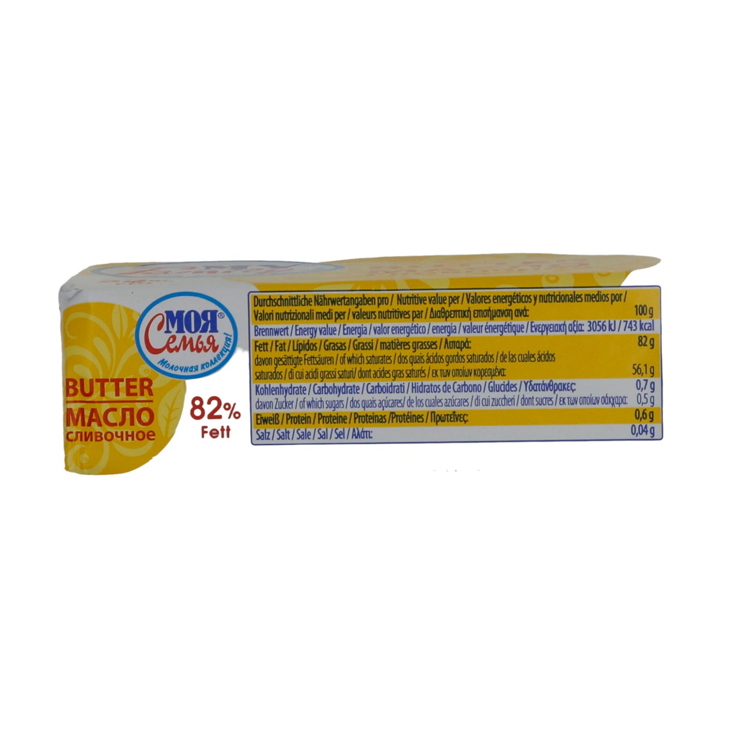 Butter My Family Butter | Reichhaltiger Buttergeschmack | Aus Litauen | 82 % Fett, 200 g