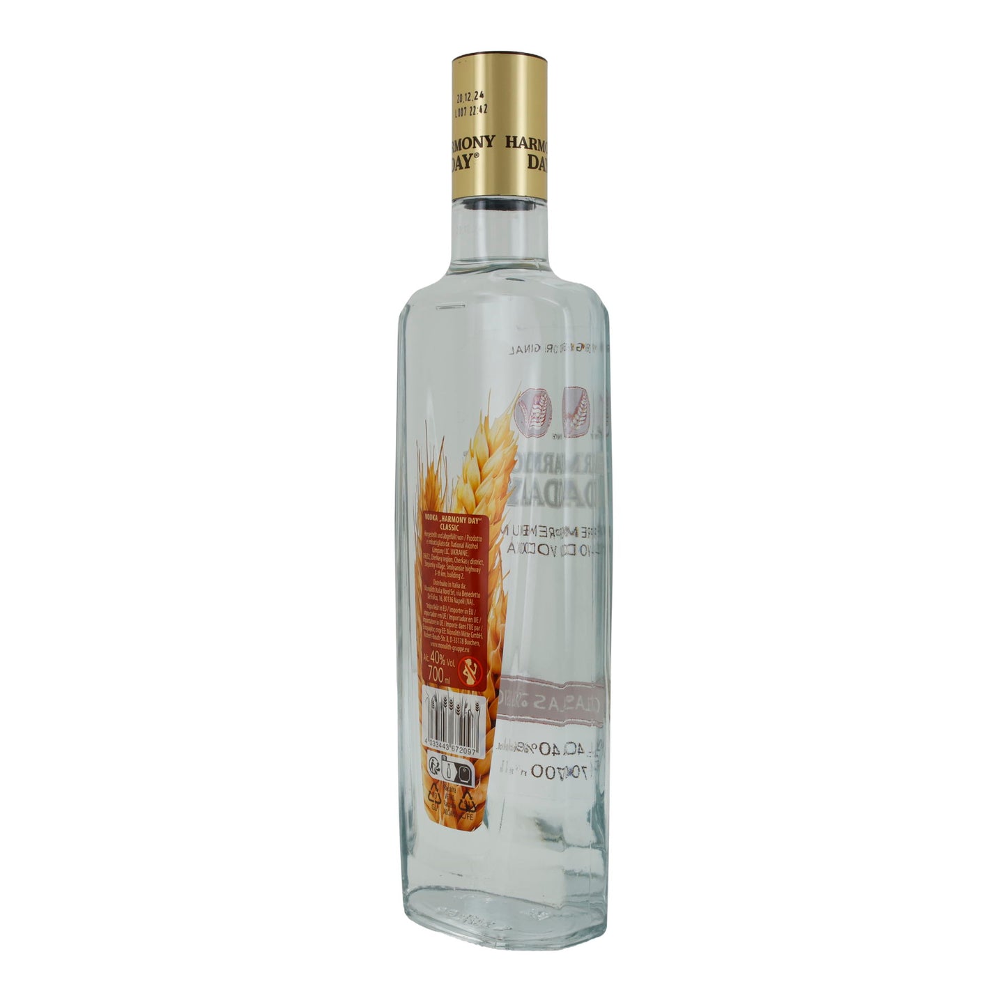 Wodka Vodka Harmony Day Classic | klar | 40 % Vol. | 0,7 l