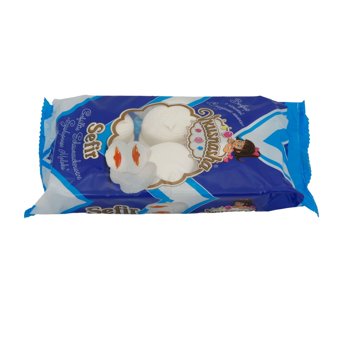 Schaumzuckerware Vkusnasha Sefir | Snoep | Met Gecondenseerde Melk | 300g