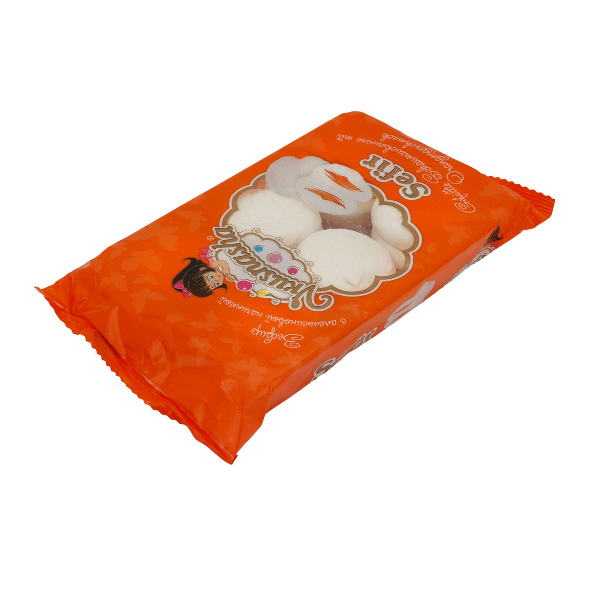 Sefir Vkusnasha | Gefüllte Schaumzuckerware | Orangenaroma | 300 g