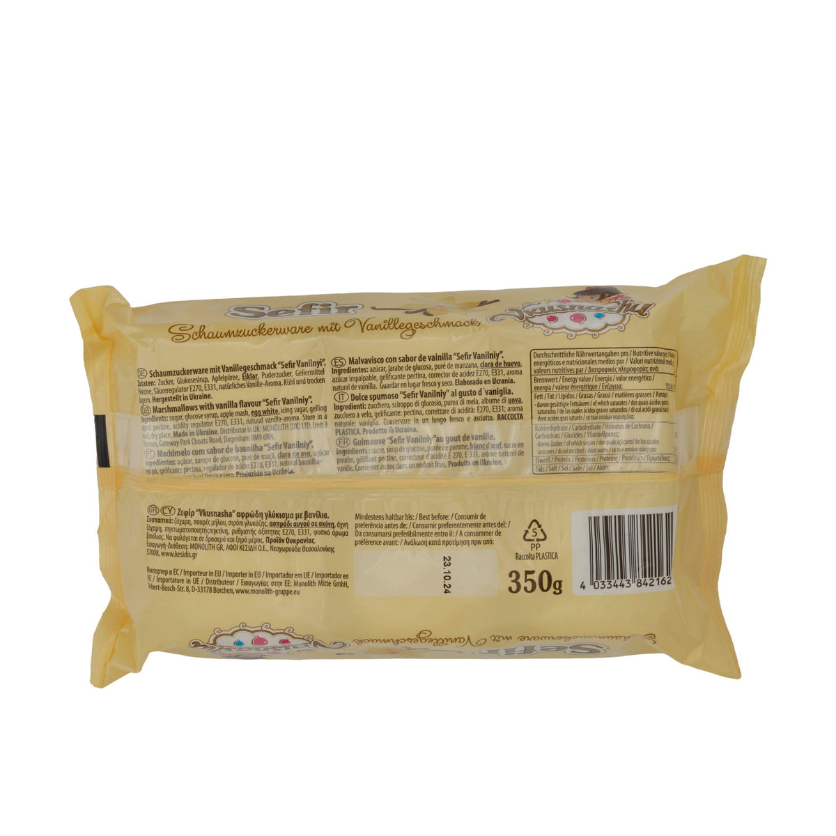 Schaumküsse Vkusnasha Sefir | Süßigkeit | Mit Vanille, Schaumzuckerware | 350g