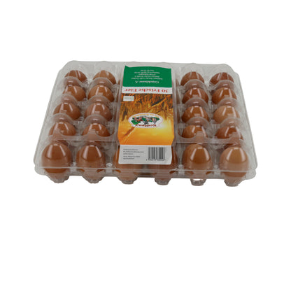Frische Eier Nestland | Güteklasse A | Aus Bodenhaltung | 30 Stück