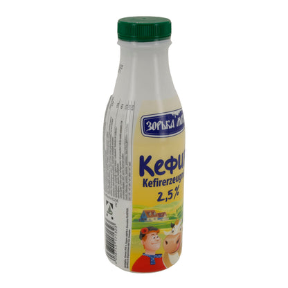 Kefir Зорька Моя Kefir | Kefir | Prodotto tradizionale di kefir con 2,5 % di grassi | 450 g