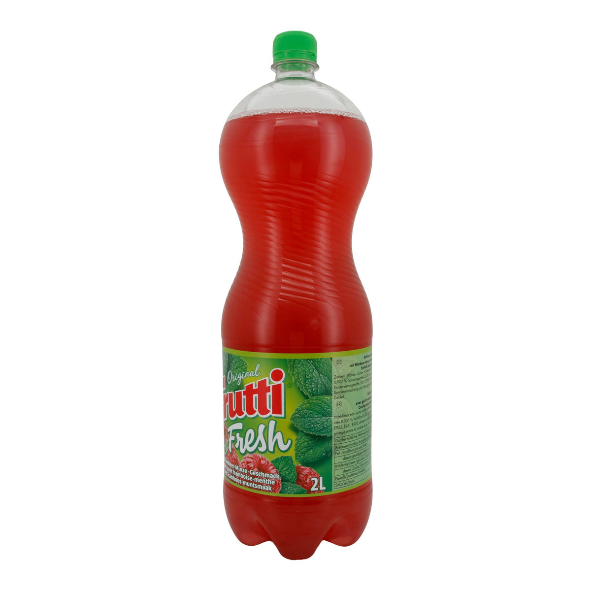 Erfrischungsgetränk Frutti Fresh | Getränk | Himbeer-Minz-Geschmack, kohlensäurehaltig | 2L