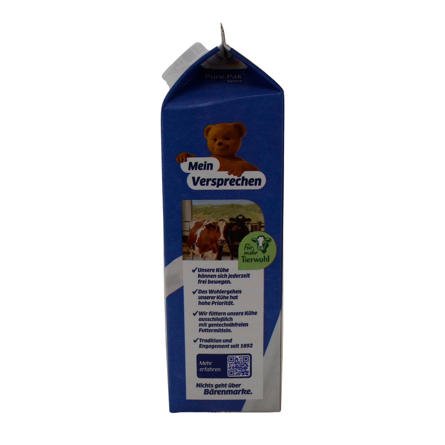 Lait frais Bärenmarke 3,8 % de matière grasse | Plaisir riche et crémeux | 1 l