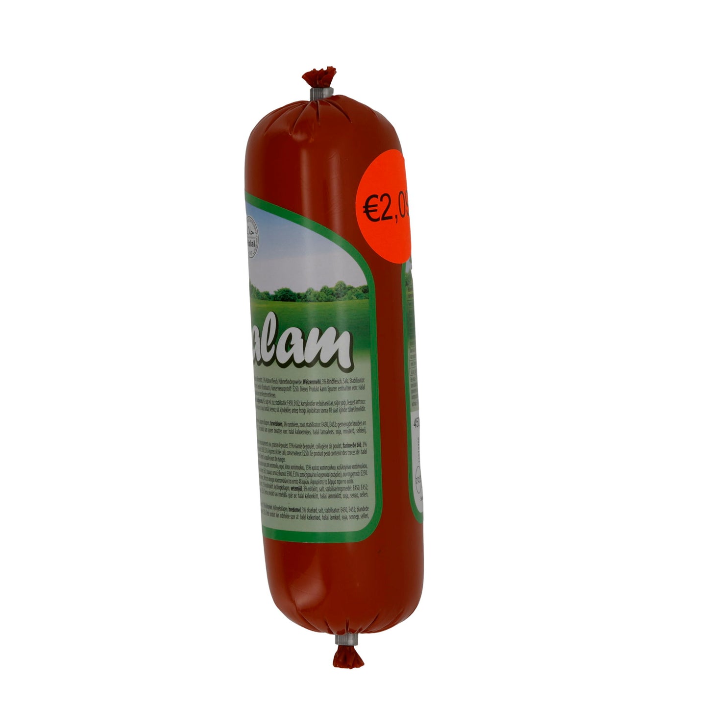 Wurst Selam | Sade Salam | Hafif, Helal, çok yönlü | 450 g