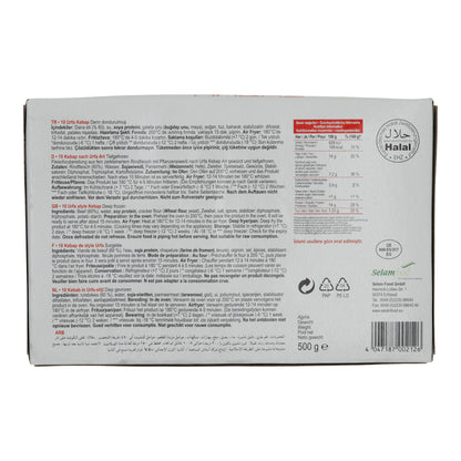 Teigtaschen Germes | Pelmeni mit Putenfleisch | Geflügelfüllung, tiefgefroren | 450 g