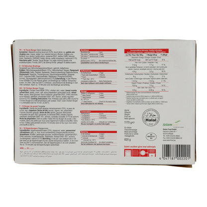 Galettes de poulet SELAM Tavuk Burger | Burger | 18 pièces | 1170 g