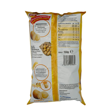 Gesalzen Lay's | Knusprige Kartoffelchips | Mit Meersalz | 150 g