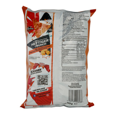 Tortilla Chips Doritos Nacho Cheese | knusprig | mit würzigem Käsegeschmack | 110 g