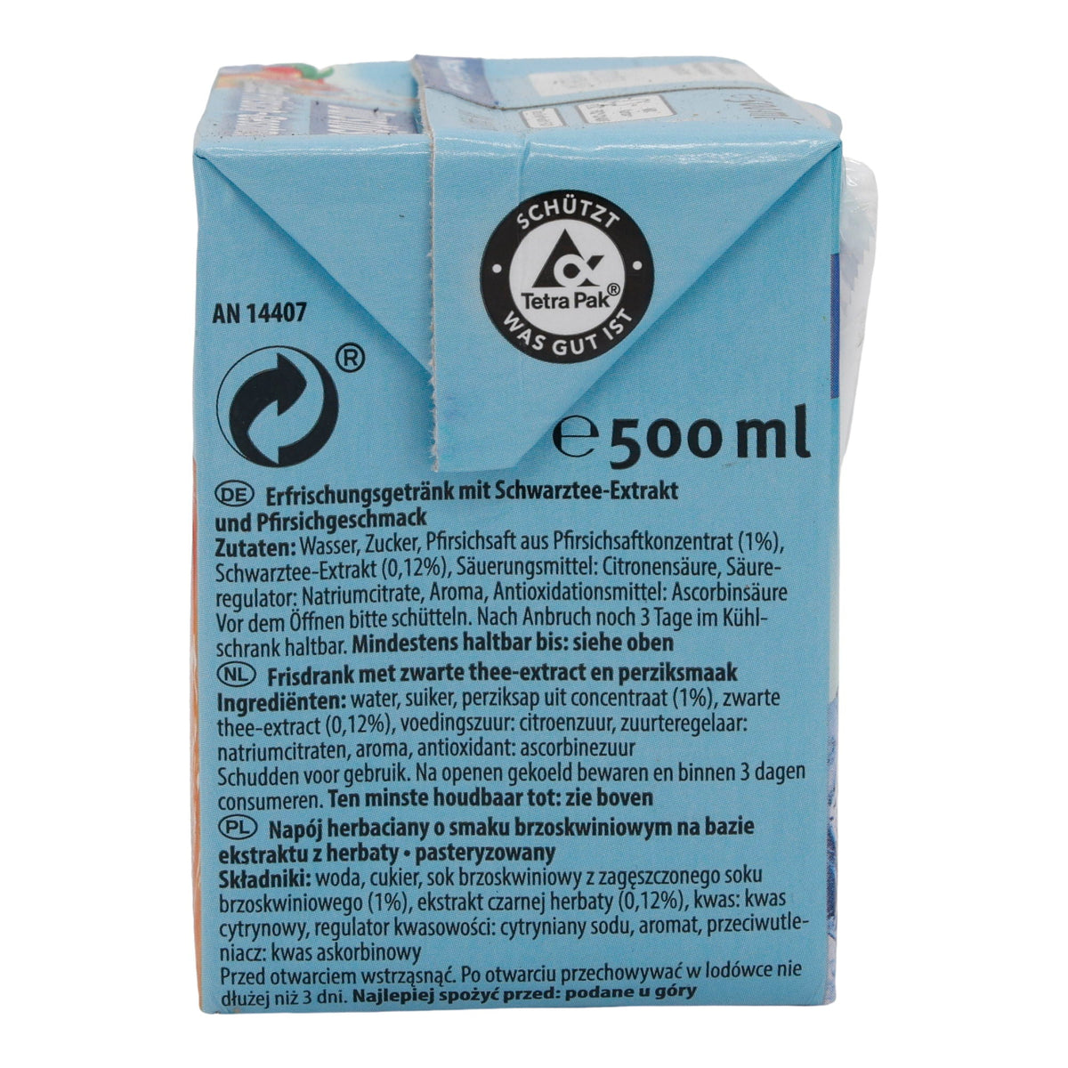 Eistee Durstlöscher | Pfirsich | Erfrischendes Teegetränk mit Fruchtgeschmack | 500 ml DURSTLÖSCHER