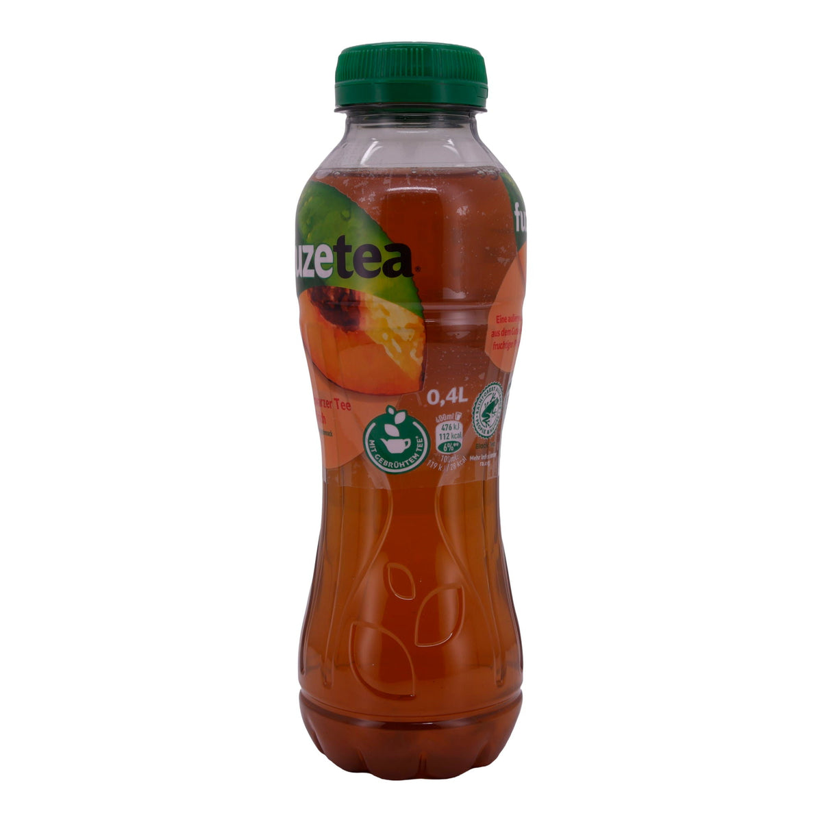Erfrischungsgetränk Fuze Tea | Schwarzer Tee Pfirsich | Mit natürlichem Pfirsichgeschmack | 0,4 L COCA COLA
