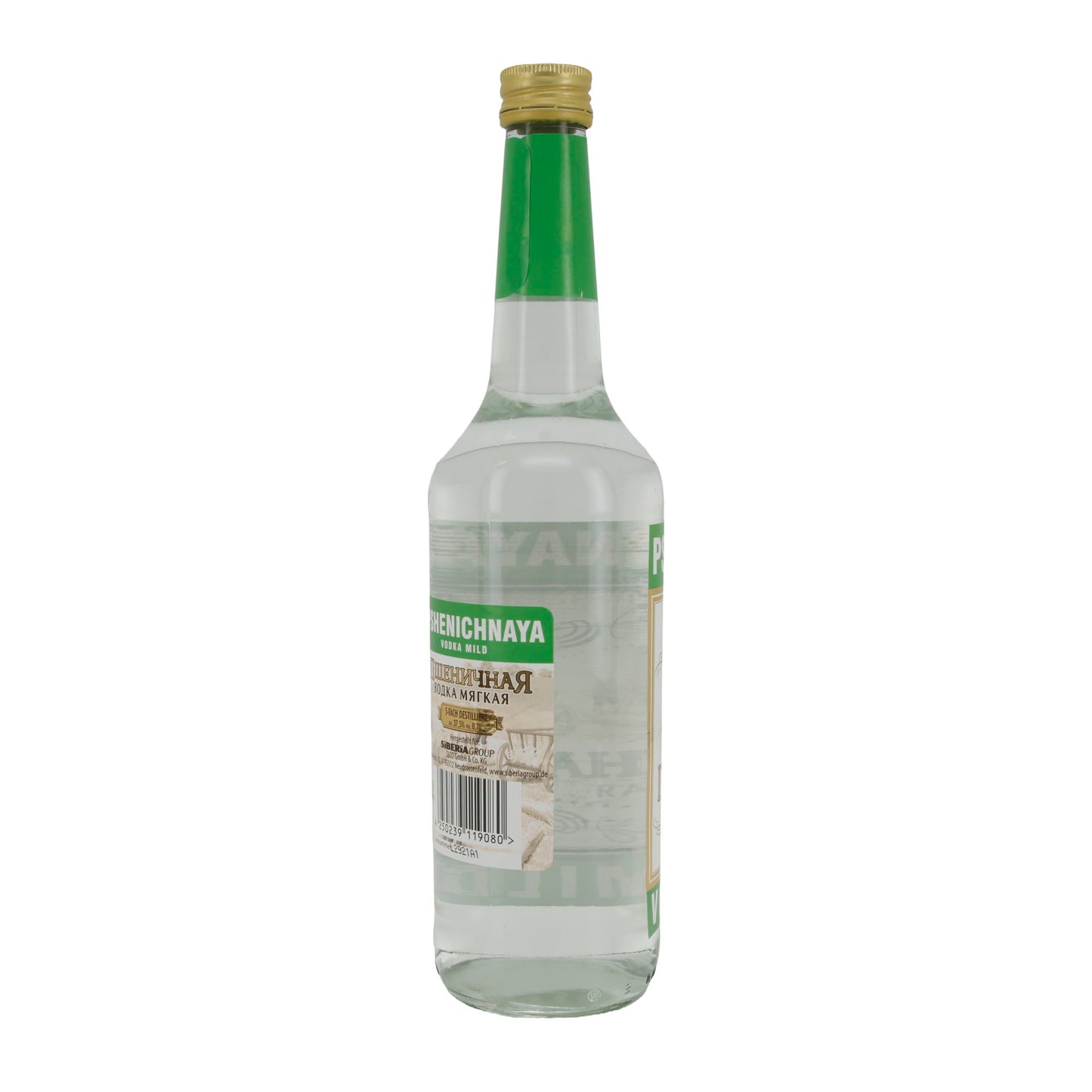 Wodka Pshenichnaya | Mild | Weizenwodka | 37,5 % vol | 0,7 l