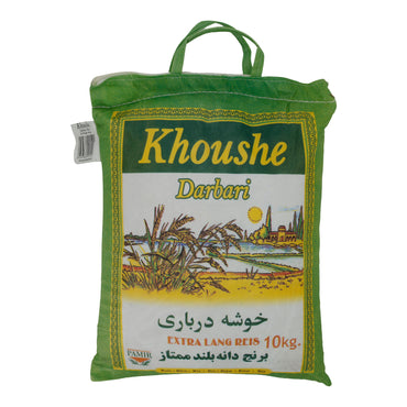 Basmati Rijst Khoushe Darbari | Extra Langkorrel | Geurende Toprijst | 10 kg