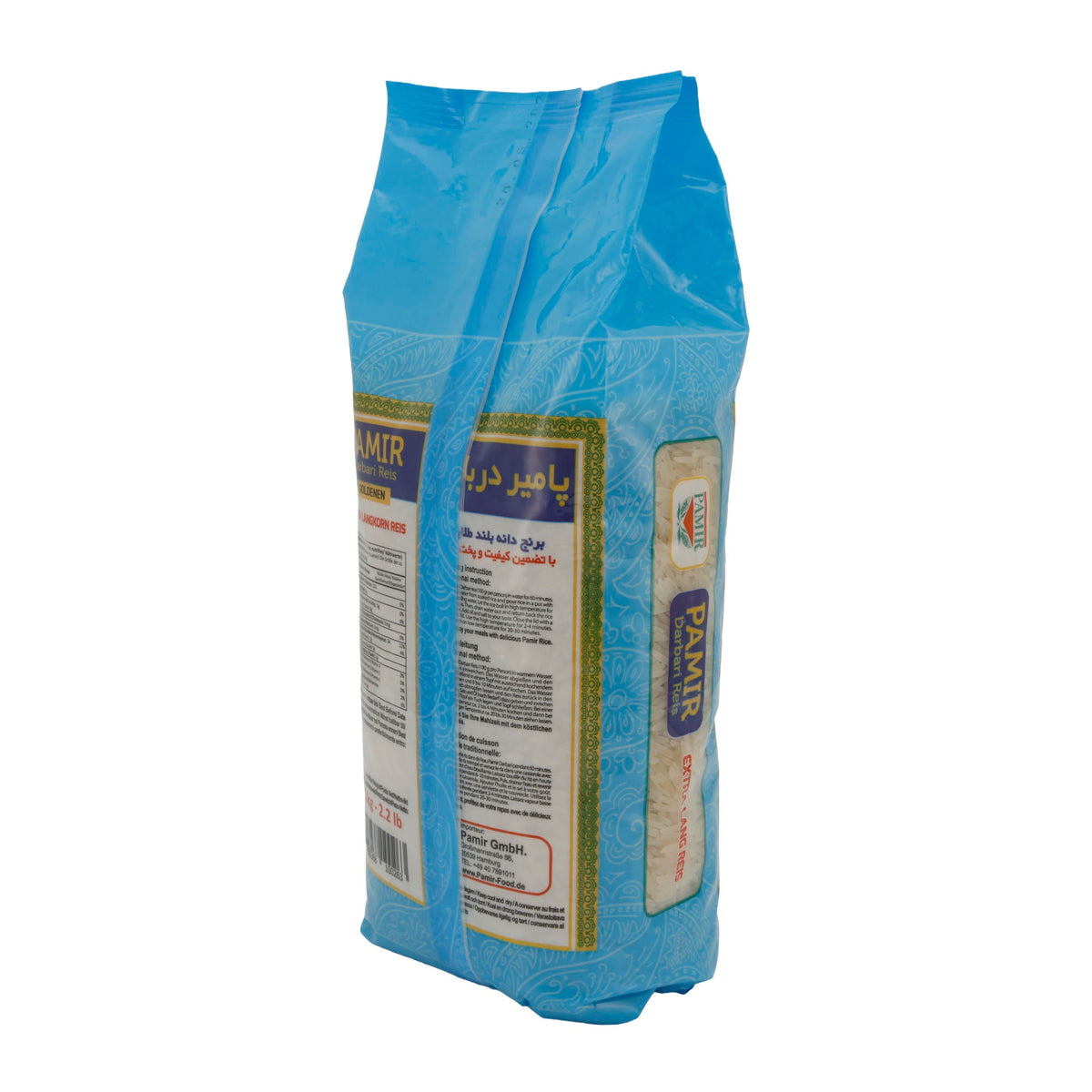 Reis Pamir | Darbari Golden Extra Langkorn | Aromatischer Basmati | 1kg
