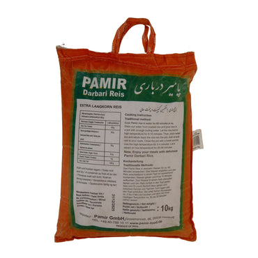 Reis Pamir | Darbari Extra Langkorn | Hochwertig, authentisch | 10 kg PAMIR