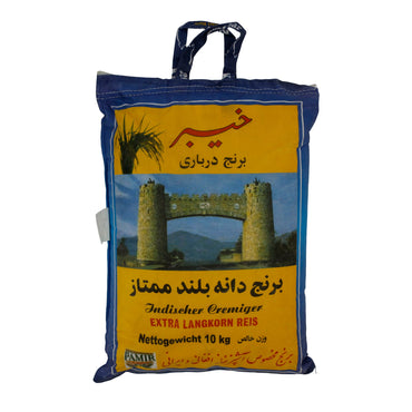 Extra Langkorn Reis Kheybar Darbari | Reis | 10 kg PAMIR