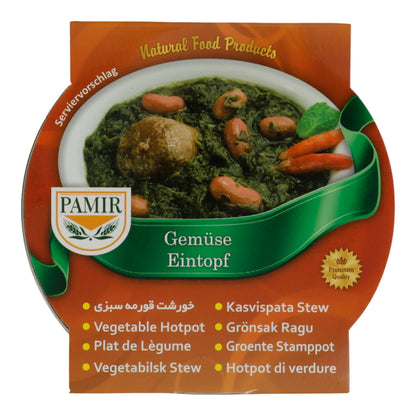 Groentestoofpot Pamir | Oosters | met kruiden en rode bonen | 480 g blik