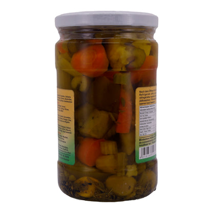 Ingelegde Groenten Pamir | Groenten in Marinade | Pittig | 640 g