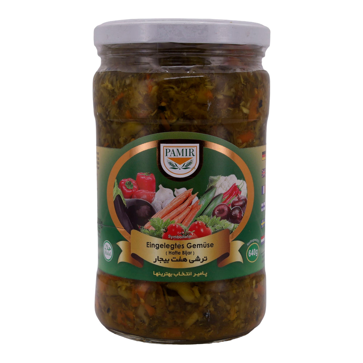 Eingelegtes Gemüse Pamir | Gemüse | Hafte Bjar, – | 640 g PAMIR