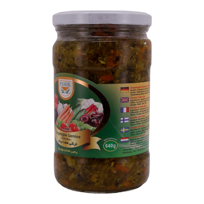 Eingelegtes Gemüse Pamir | Gemüse | Hafte Bjar, – | 640 g