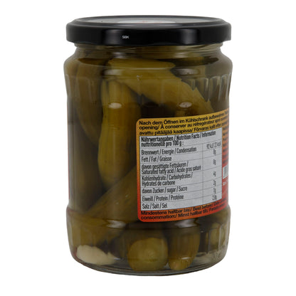 Salzgurken Pamir | Ingelegde | knapperige, kruidige pekel | 560 g glas