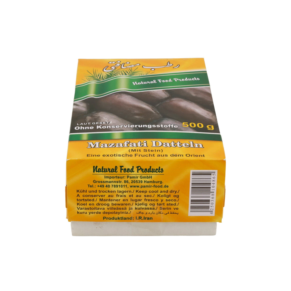 Datteln Pamir | Mazafati | Frisch (mit Stein) | 500g PAMIR