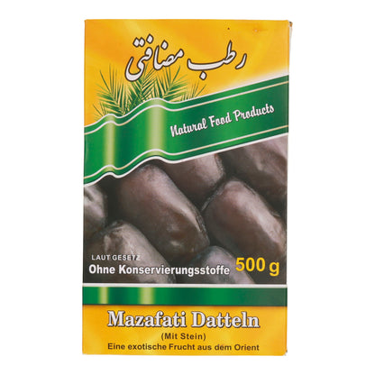 Datteln Pamir | Mazafati | Frisch (mit Stein) | 500g
