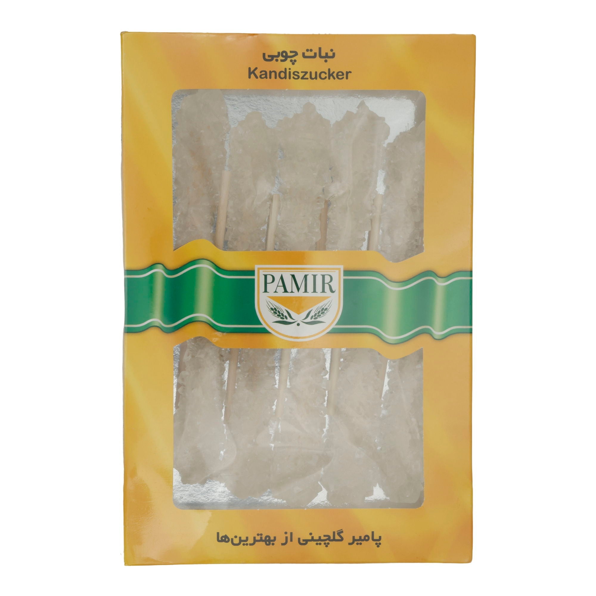 Kandiszucker Pamir | Zucker | Kristallzucker am Stiel | 150g Packung PAMIR