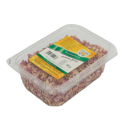 Damaszener-Rosenblüten Pamir | Aromatische Blüten | Für Tee, Desserts und orientalische Gerichte | 50 g Packung