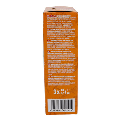 Popcorn Meray | Magnetronpopcorn | Met botersmaak, gezouten | 3 x 90 g